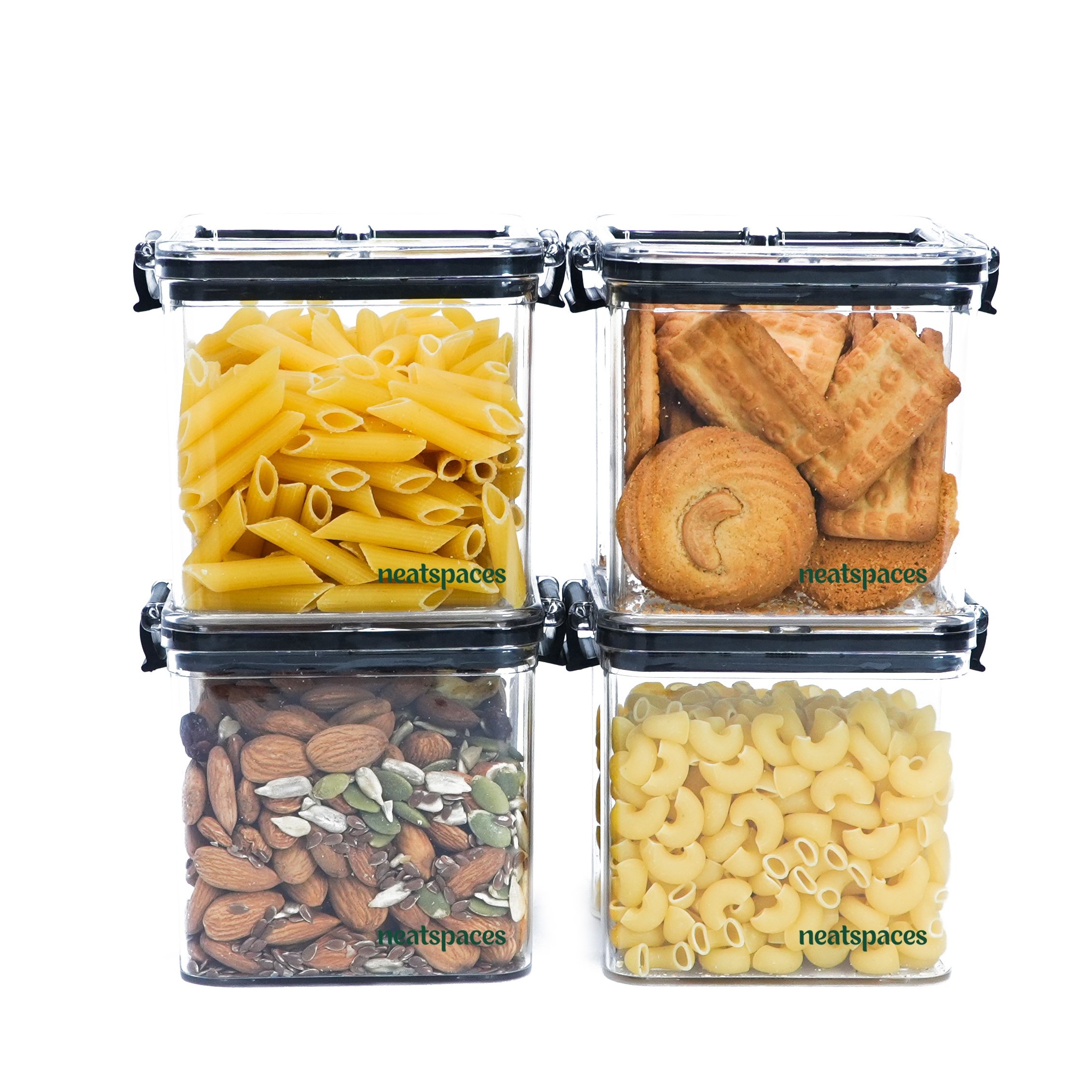 Lock Airtight Kitchen Storage Containers, 700ML 