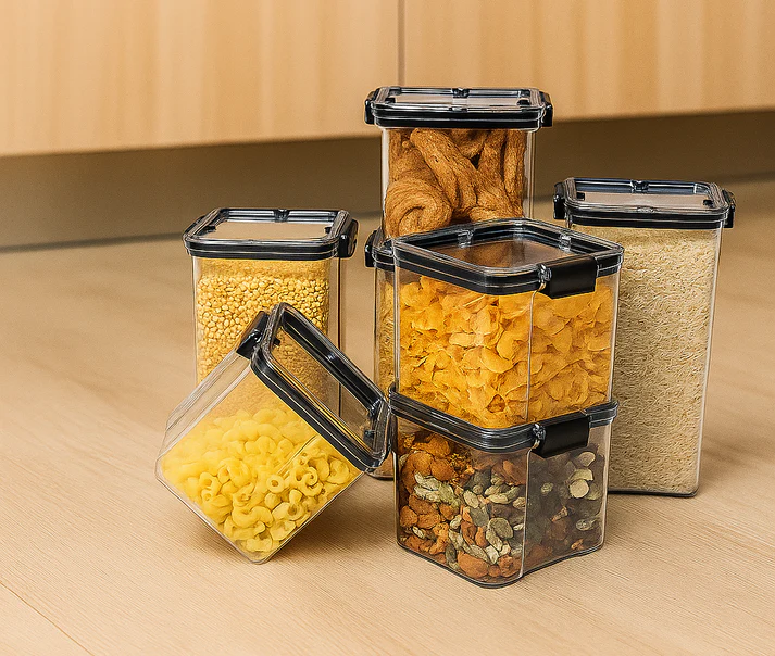 Lock Airtight Kitchen Storage Containers, 1200ML 