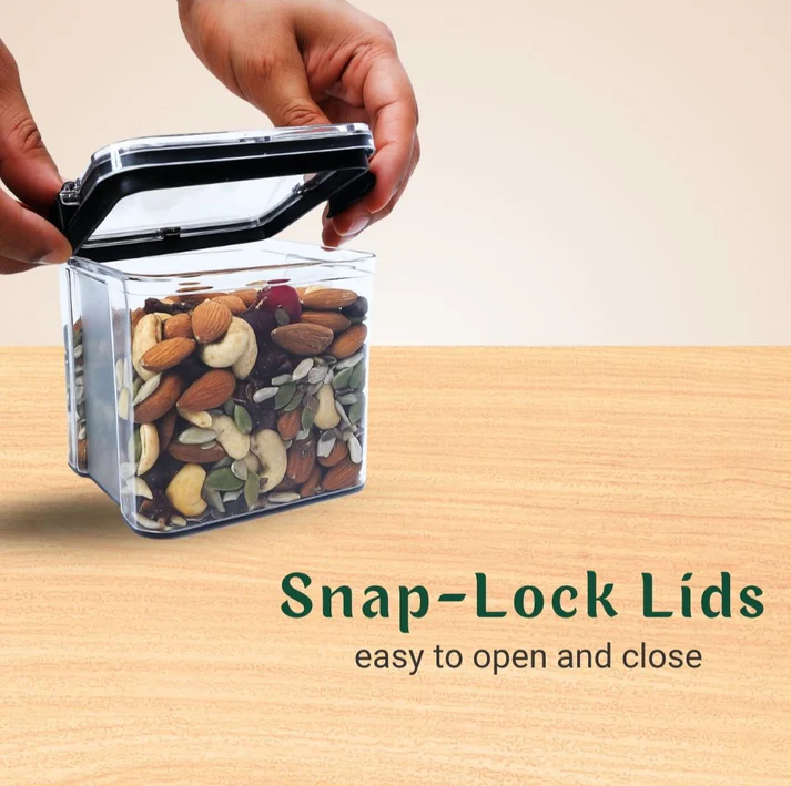 Lock Airtight Kitchen Storage Containers, 1200ML 