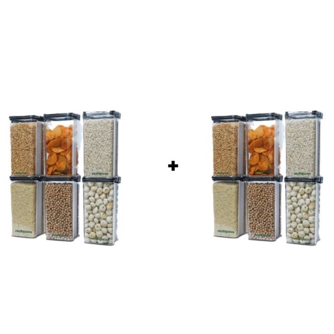 Lock Airtight Kitchen Storage Containers, 1700ML 