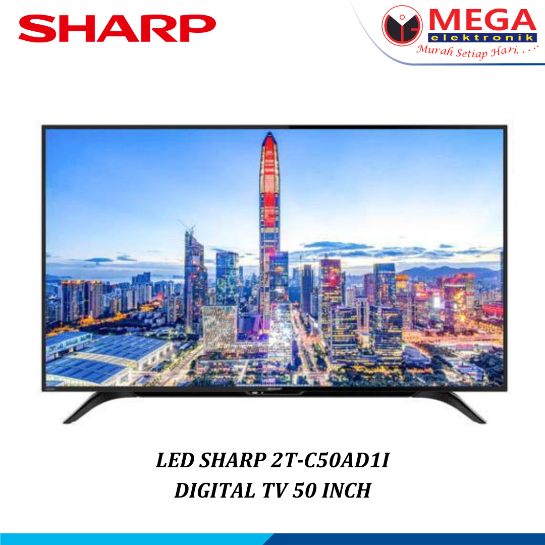 SHARP LED TV 50 INCH  2T-C50AD1 DIGITAL TV