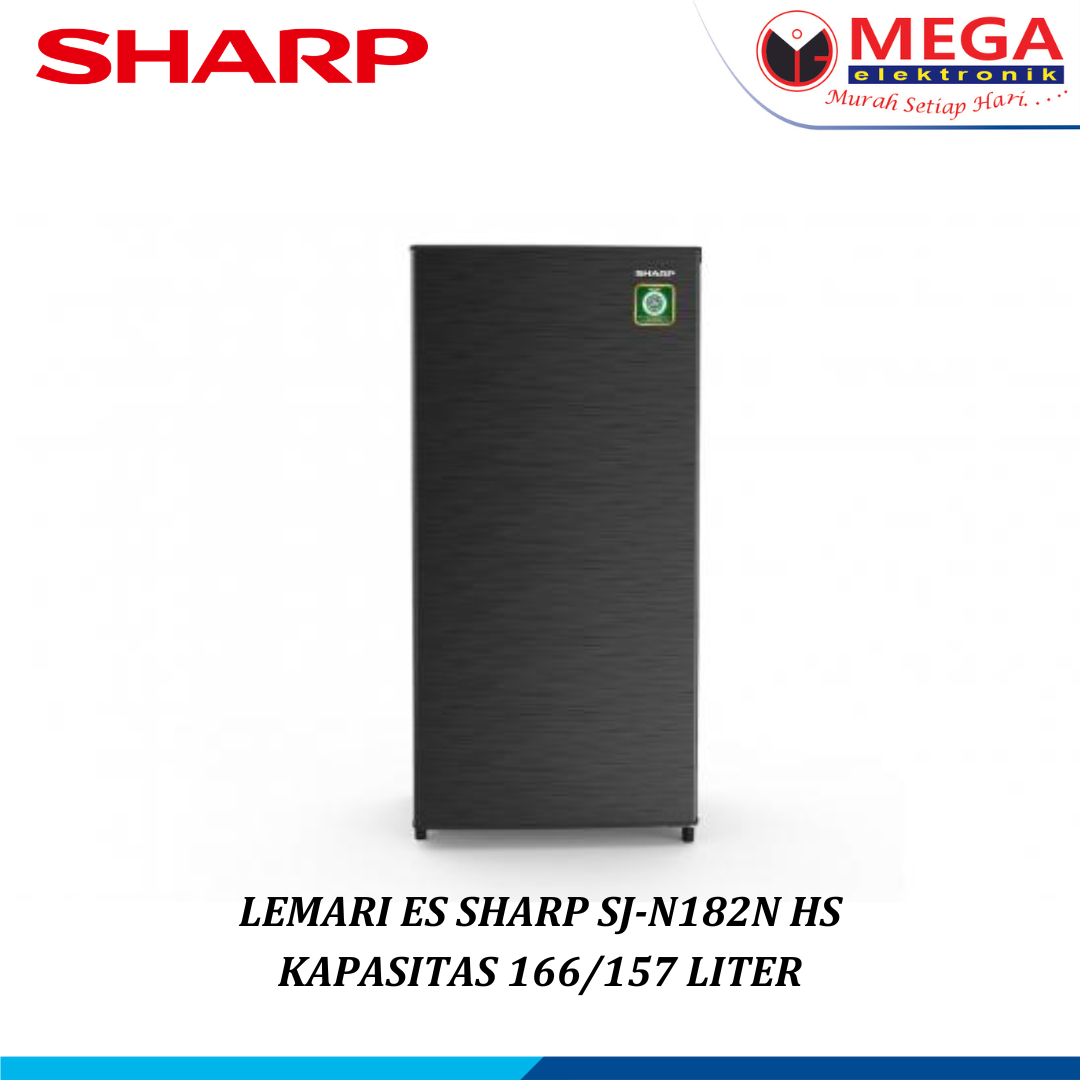 SHARP LEMARI ES 1 PINTU 166 LITER SJ-N182N HS