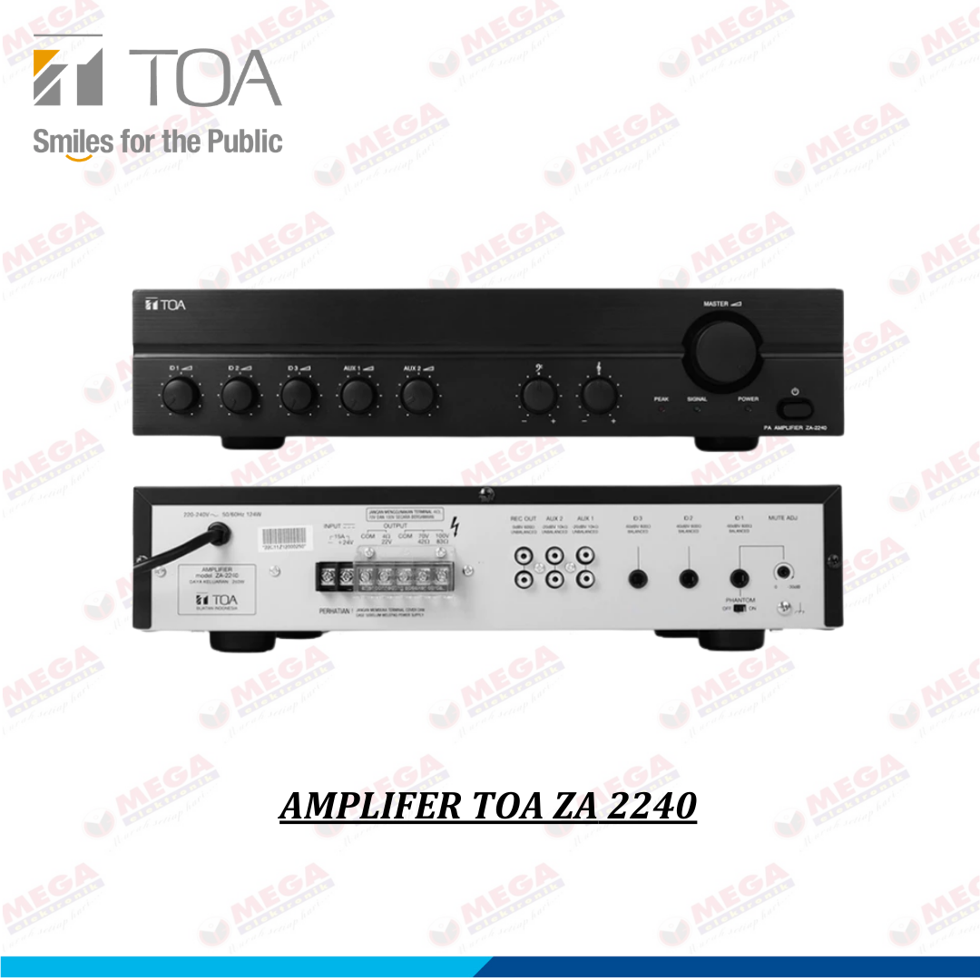 TOA MIXER AMPLIFIER 240 WATT ZA 2240