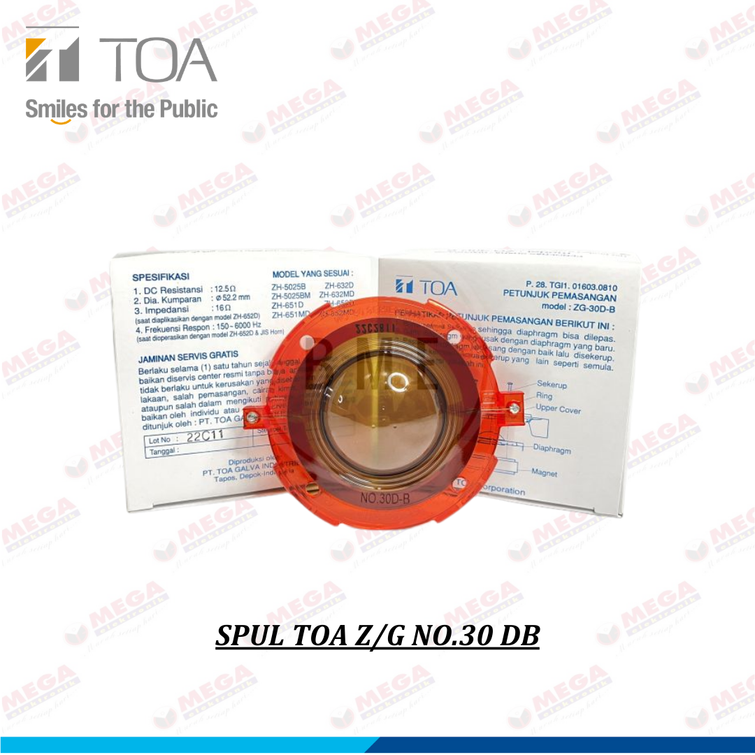 TOA SPUL Z/G No.30 DB (50 WATT)
