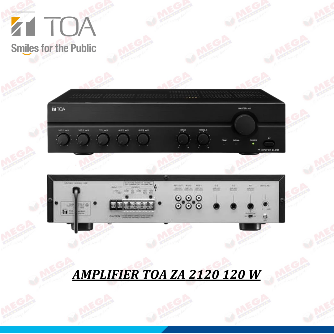 TOA MIXER AMPLIFIER 120 WATT ZA 2120