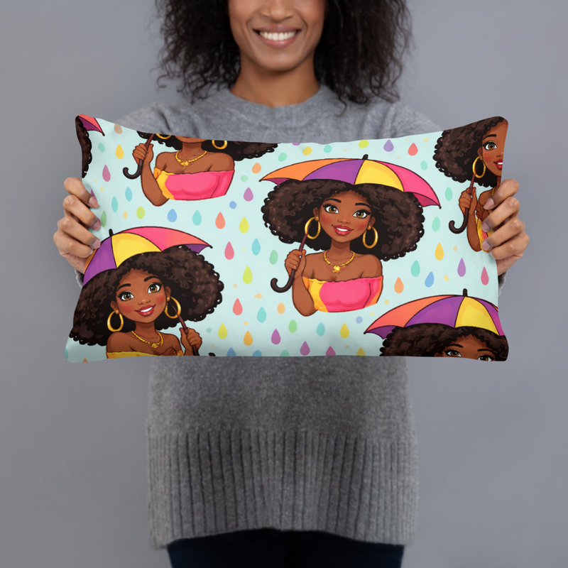 RAIN CAME MY WAY PILLOW