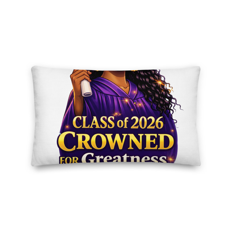 Female Grad Pillow