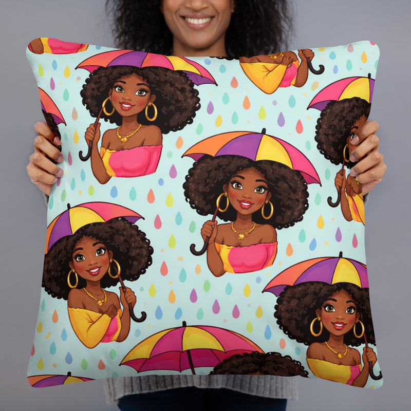 RAIN CAME MY WAY PILLOW