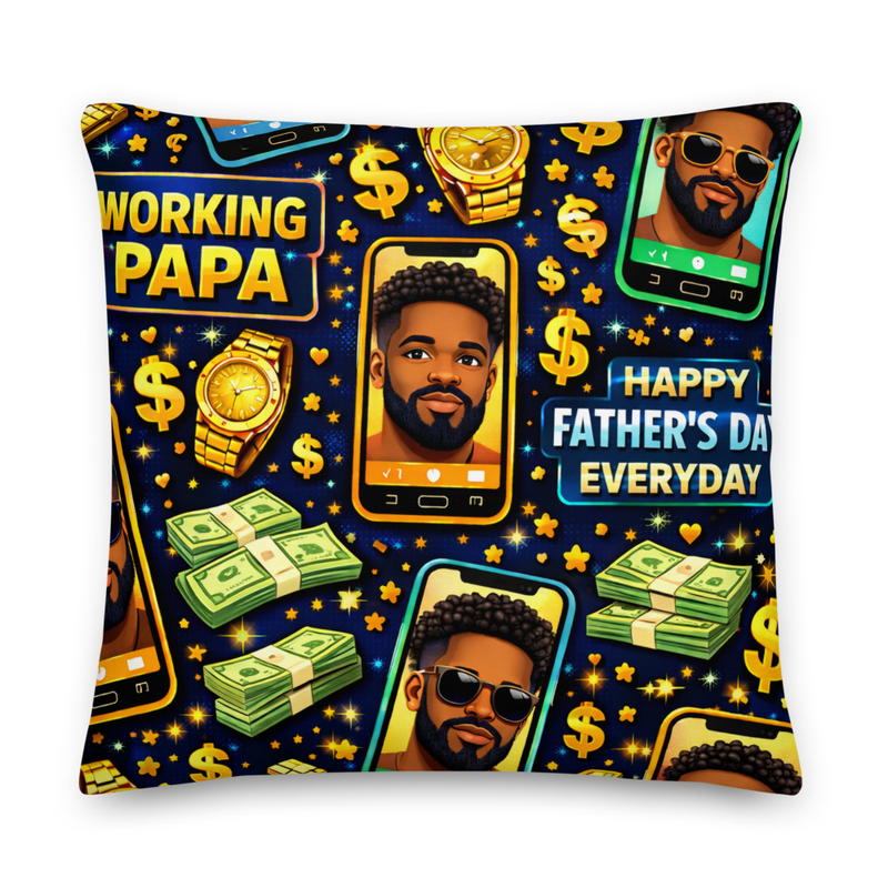 Working Papa/Fathers Day Pillow