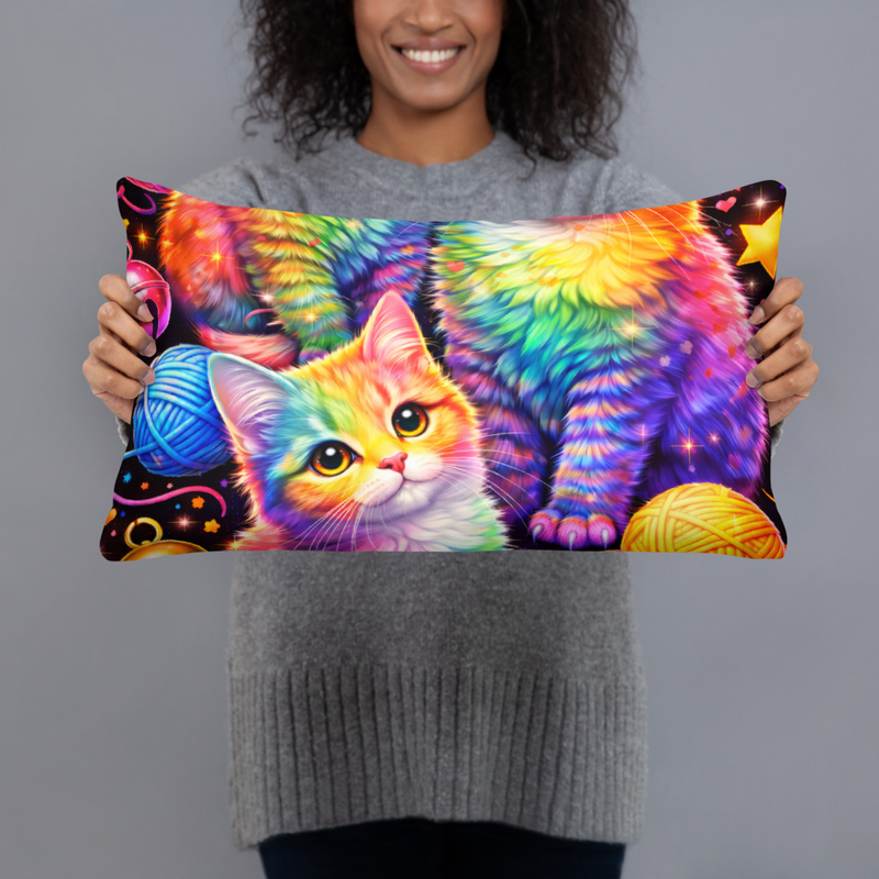 CUDDLY KITTY PILLOW