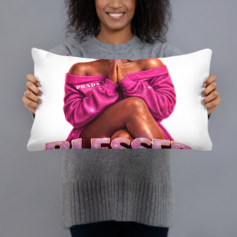 Blessed Not Stressed Pillow