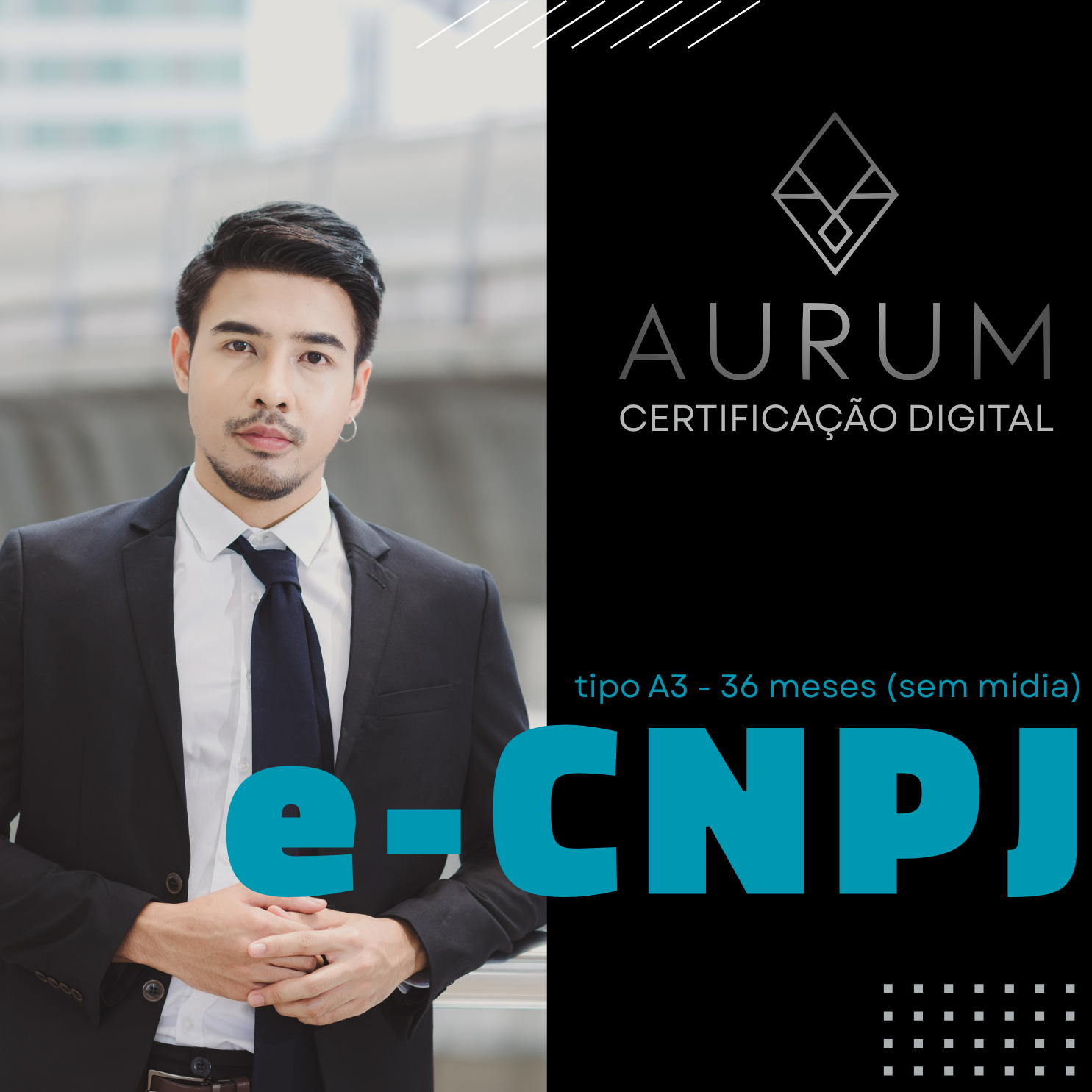 e-CNPJ tipo A3 - 36 meses (sem mídia)