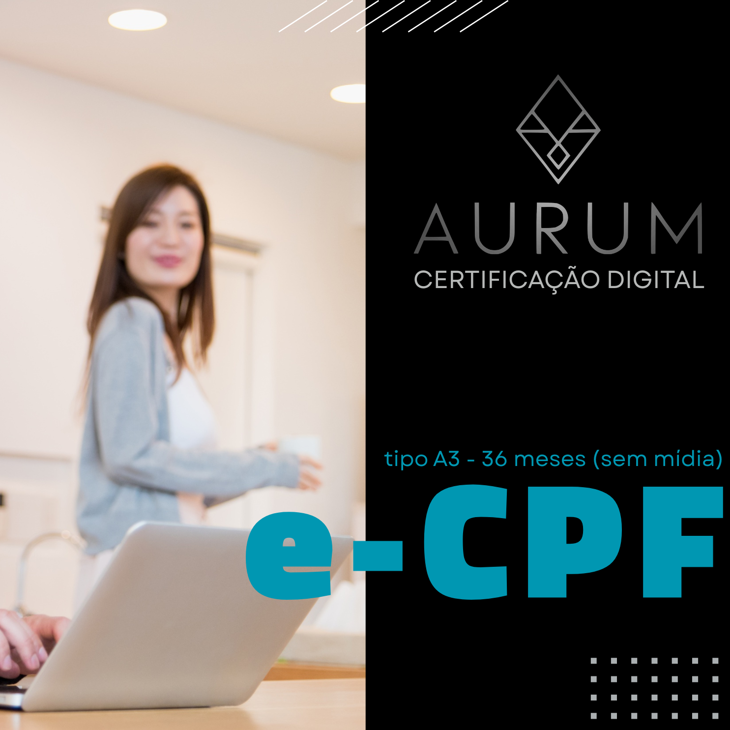 e-CPF tipo A3 - 36 meses (sem mídia) 