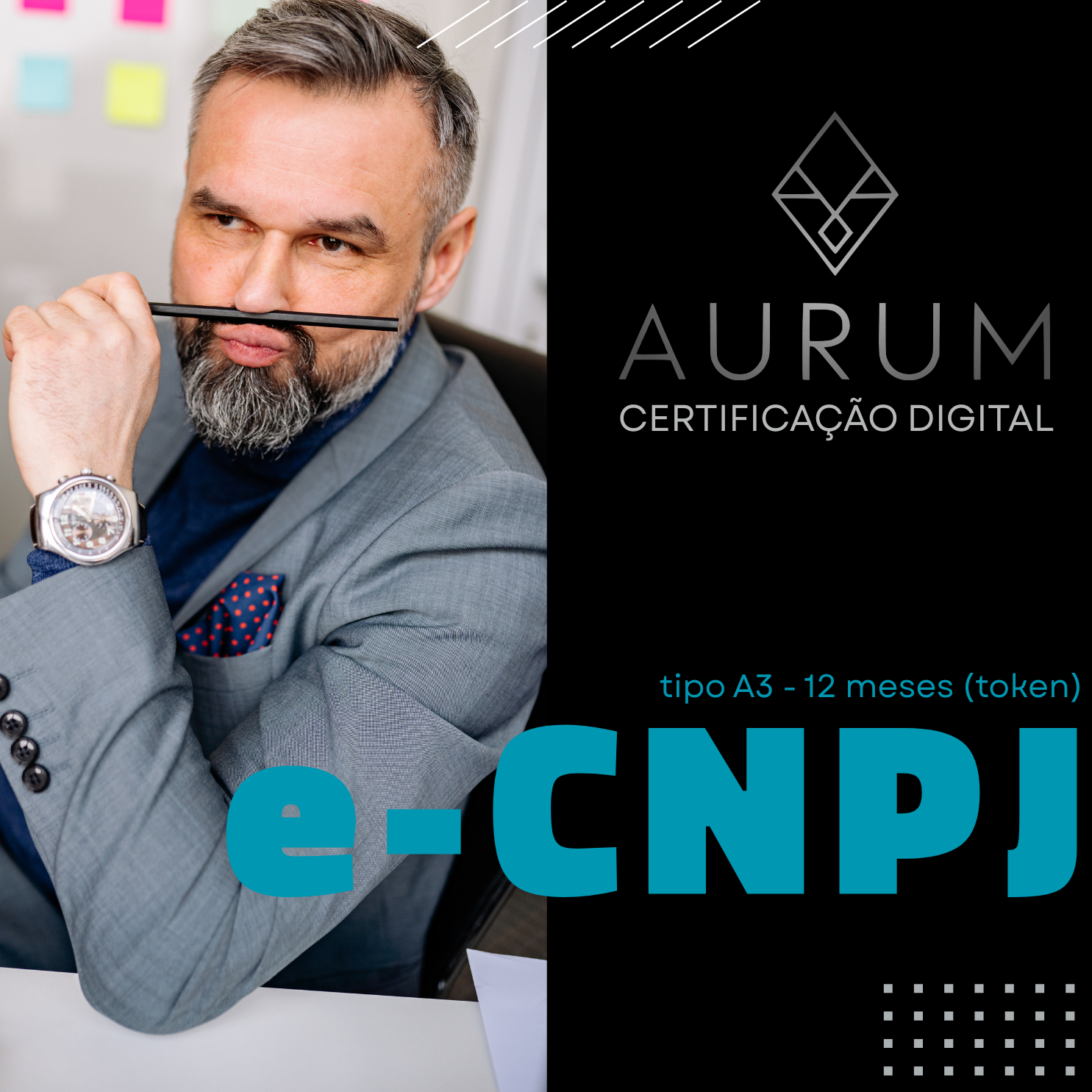 e-CNPJ tipo A3 - 12 meses (token) 