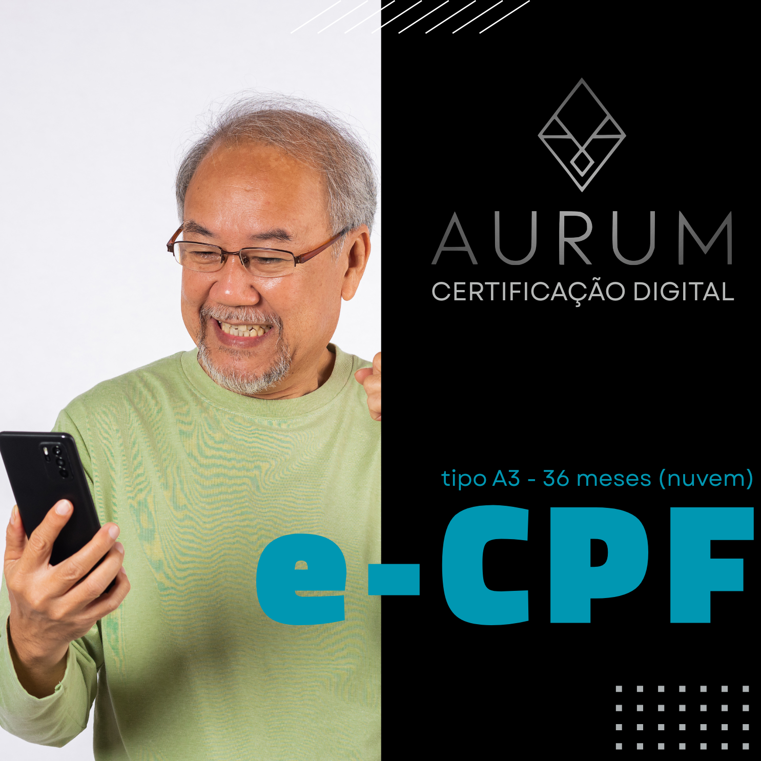 e-CPF tipo A3 - 36 meses (nuvem)