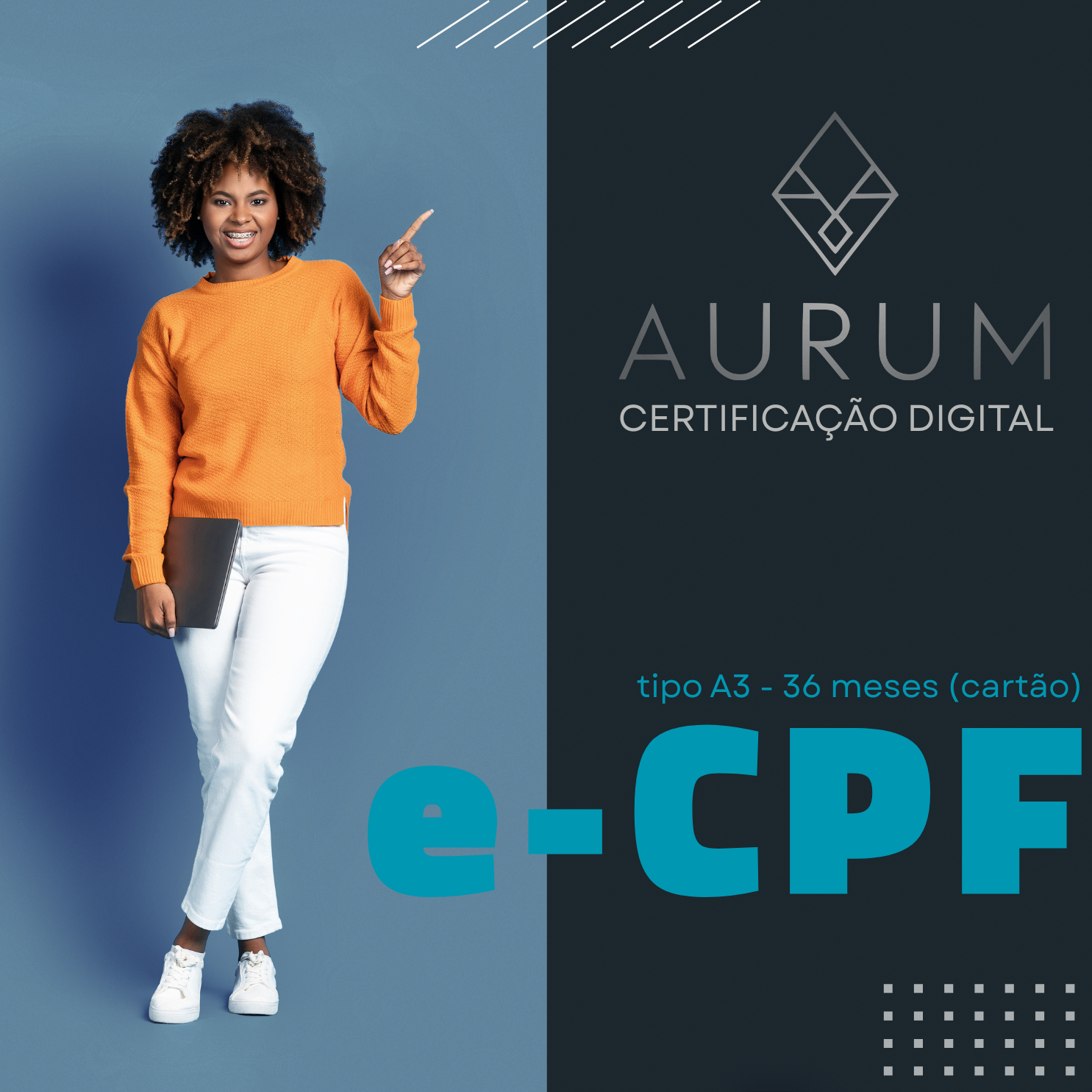 e-CPF tipo A3 - 36 meses (cartão)