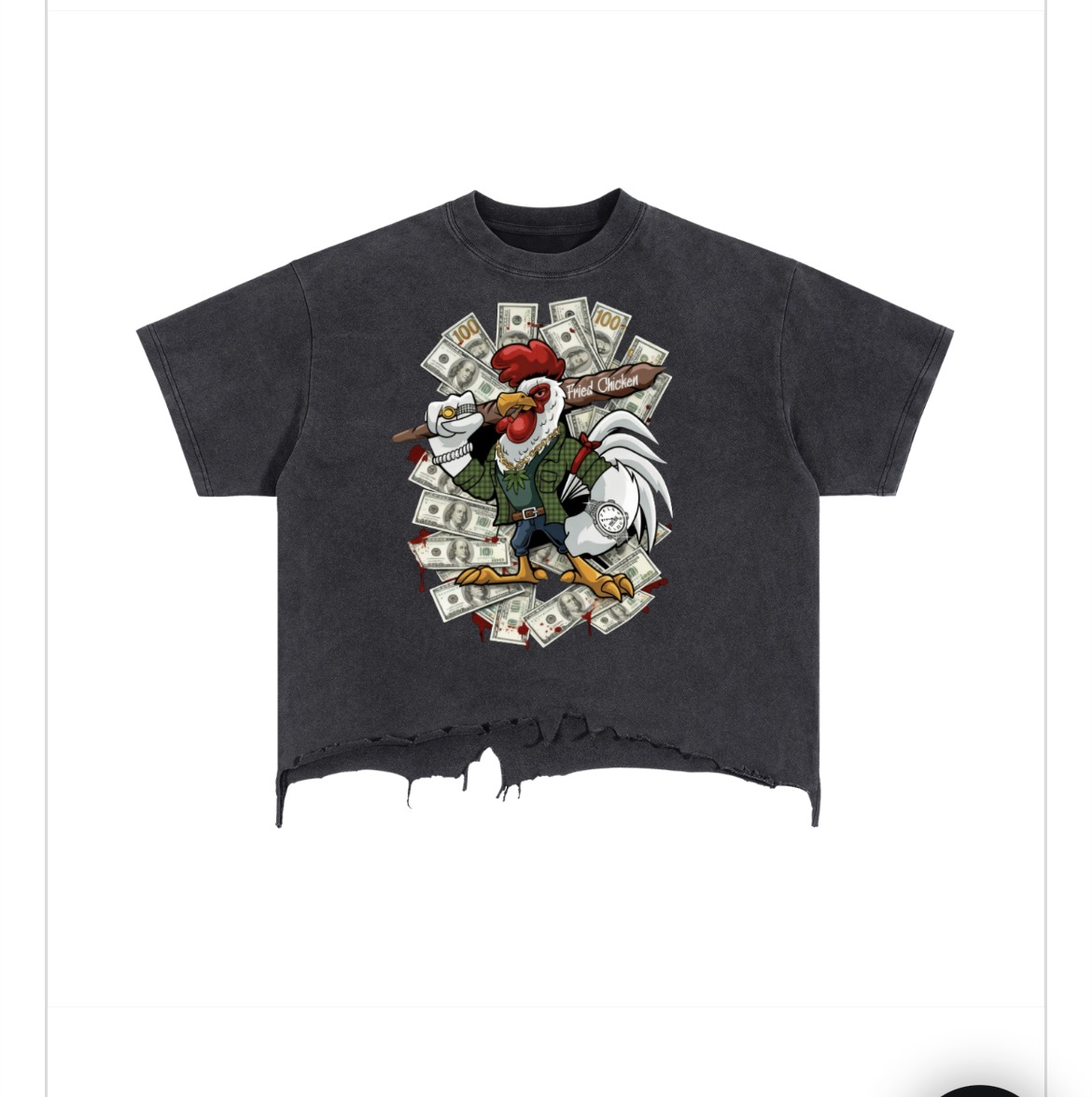 Fried Chicken Graphic T-Shirt