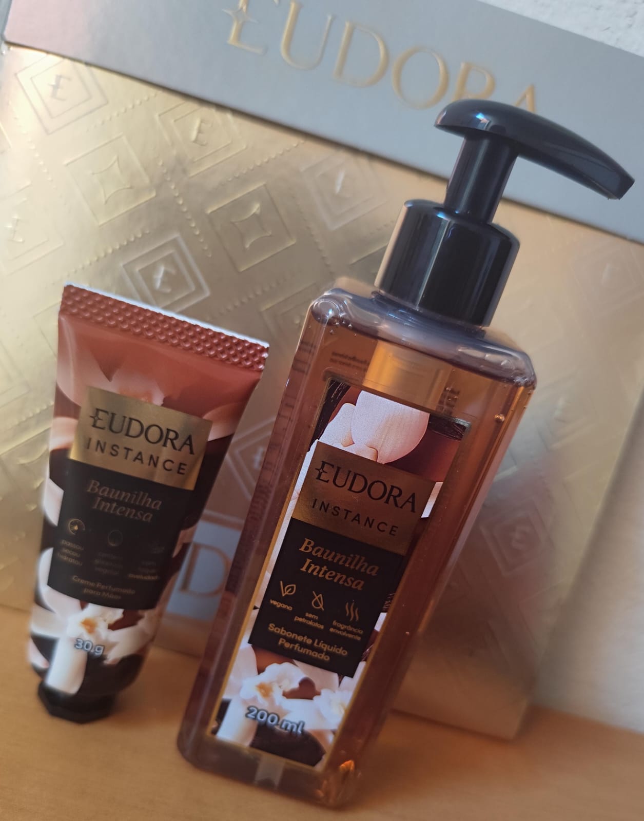 Kit Eudora Instance Baunilha Intensa