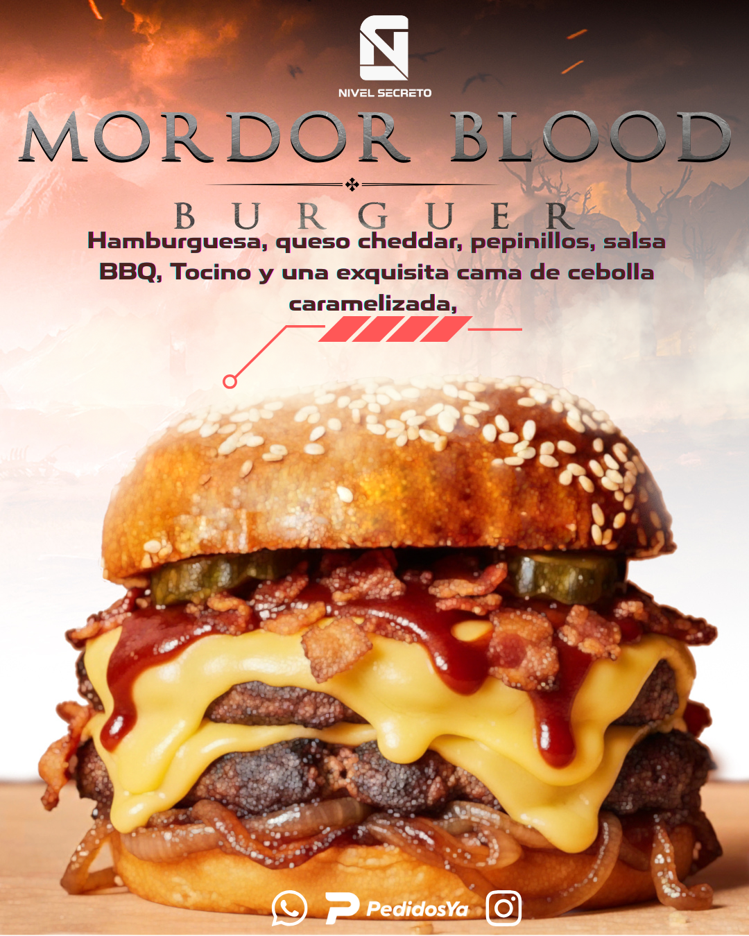 Mordor Blood Burger