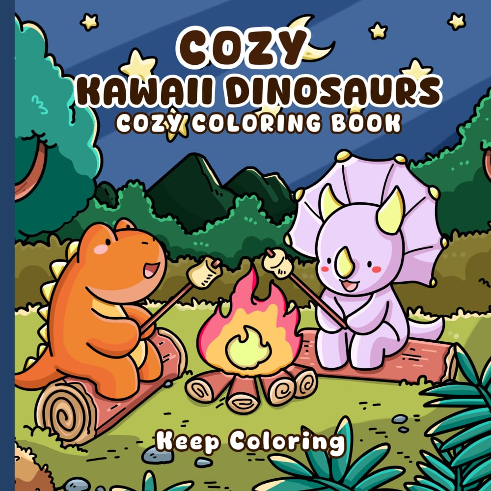Cozy Kawaii Dinosaurs