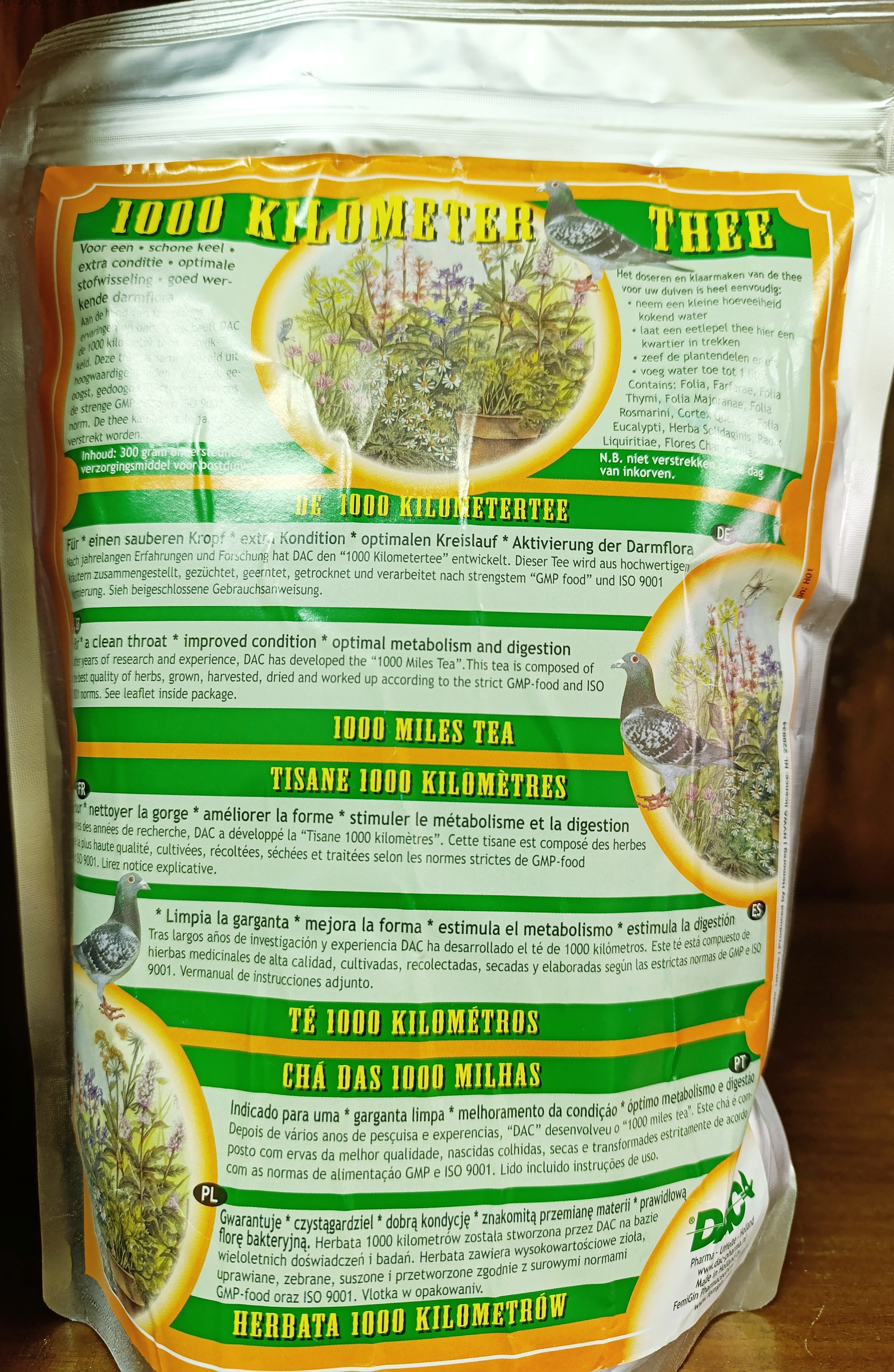 Chá das 1000 Milhas DAC 300gr