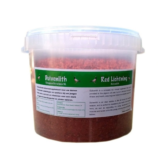 Mistura Mineral Red Lightning para Pombos Patagoon 5kg