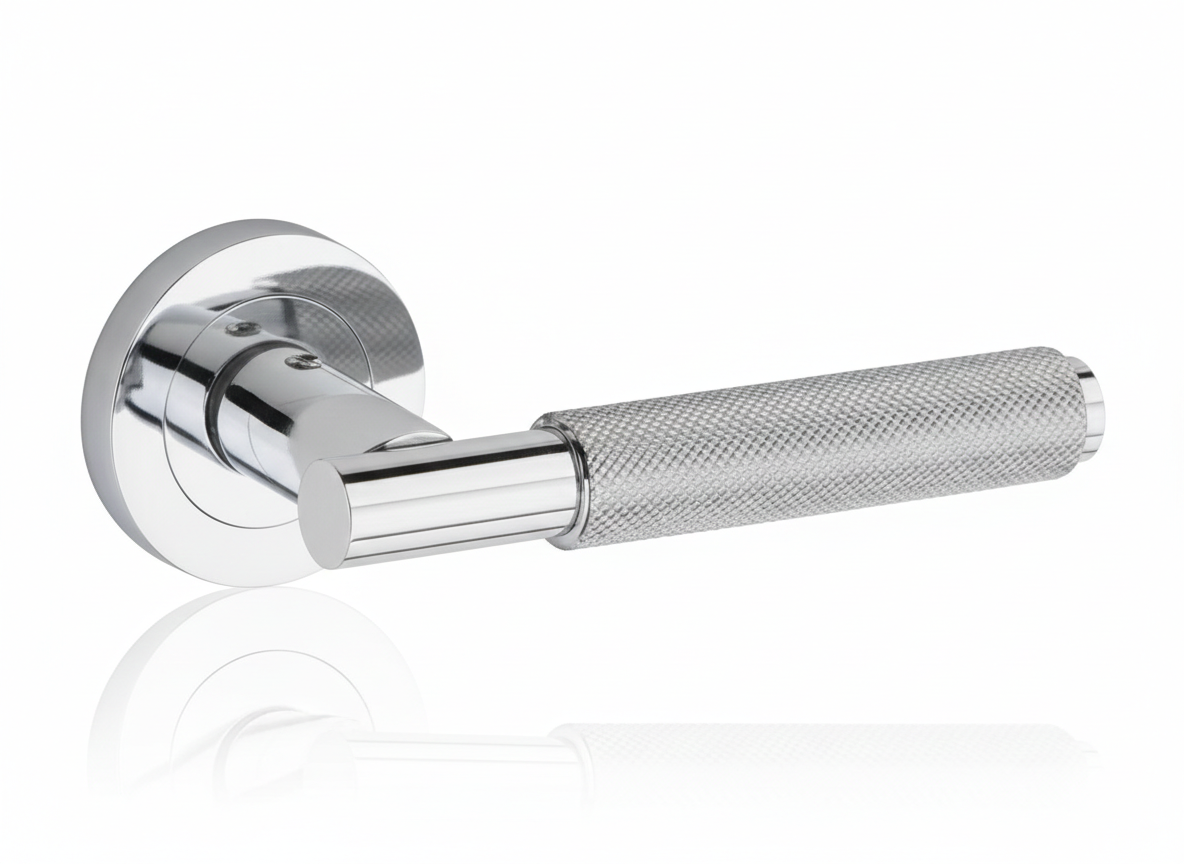 CR9B32 Modern Chrome Door Handle