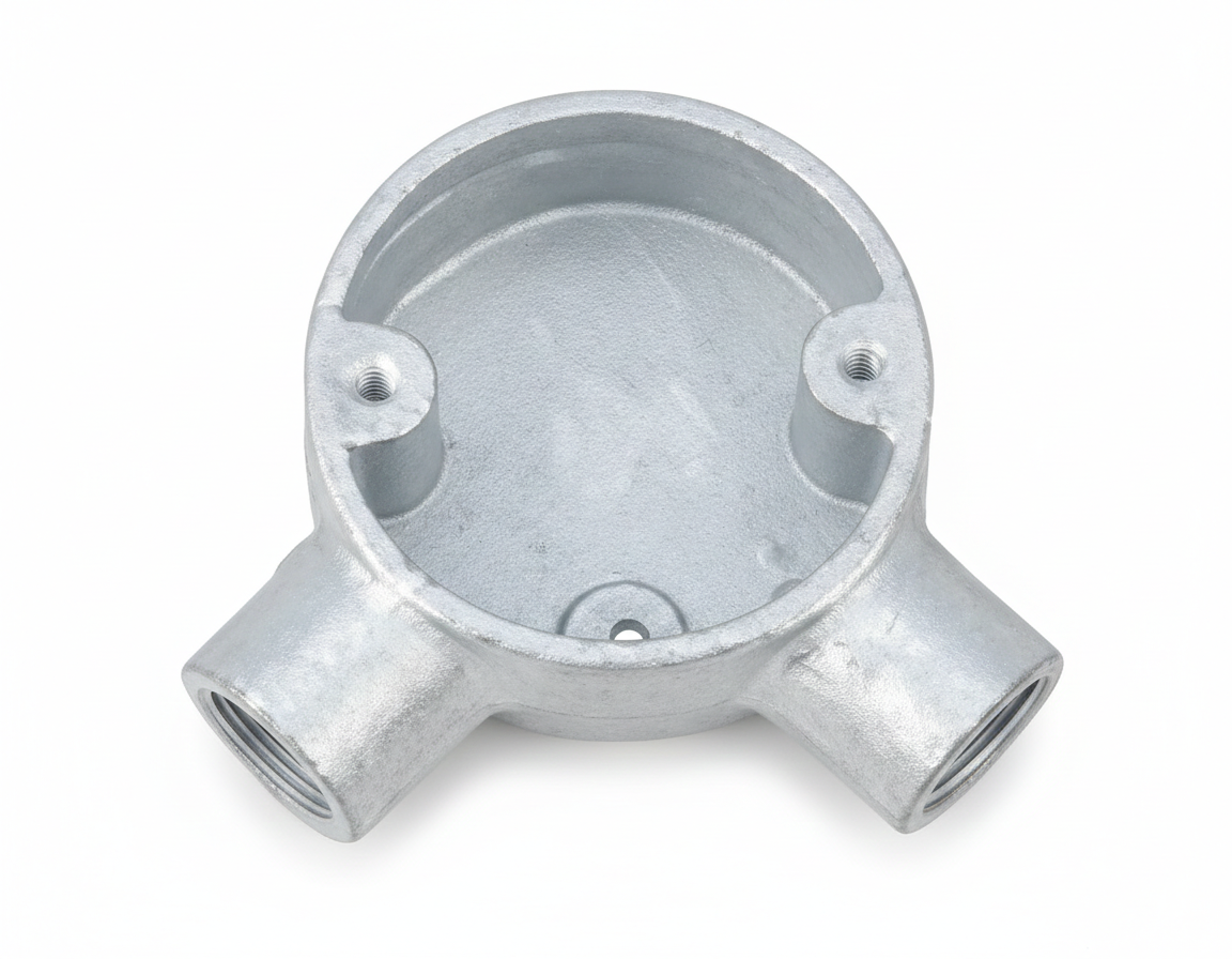 2-Way Galvanized Junction Box