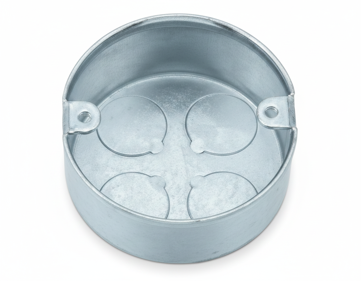 Round Metal Electrical Box