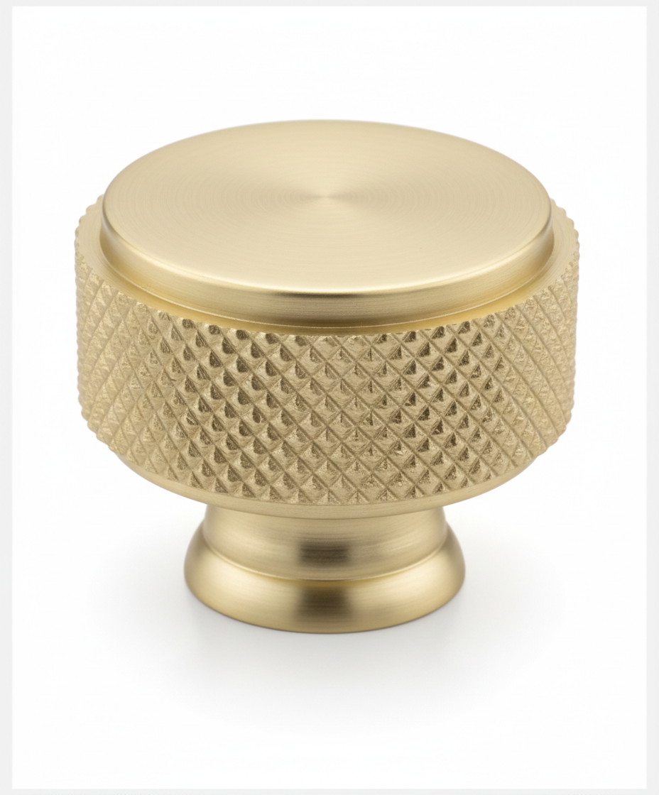 Brushed Brass Cabinet Knob