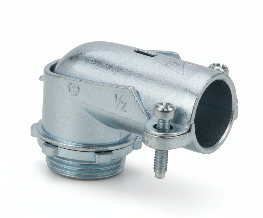 1/2" EMT Conduit Elbow Connector