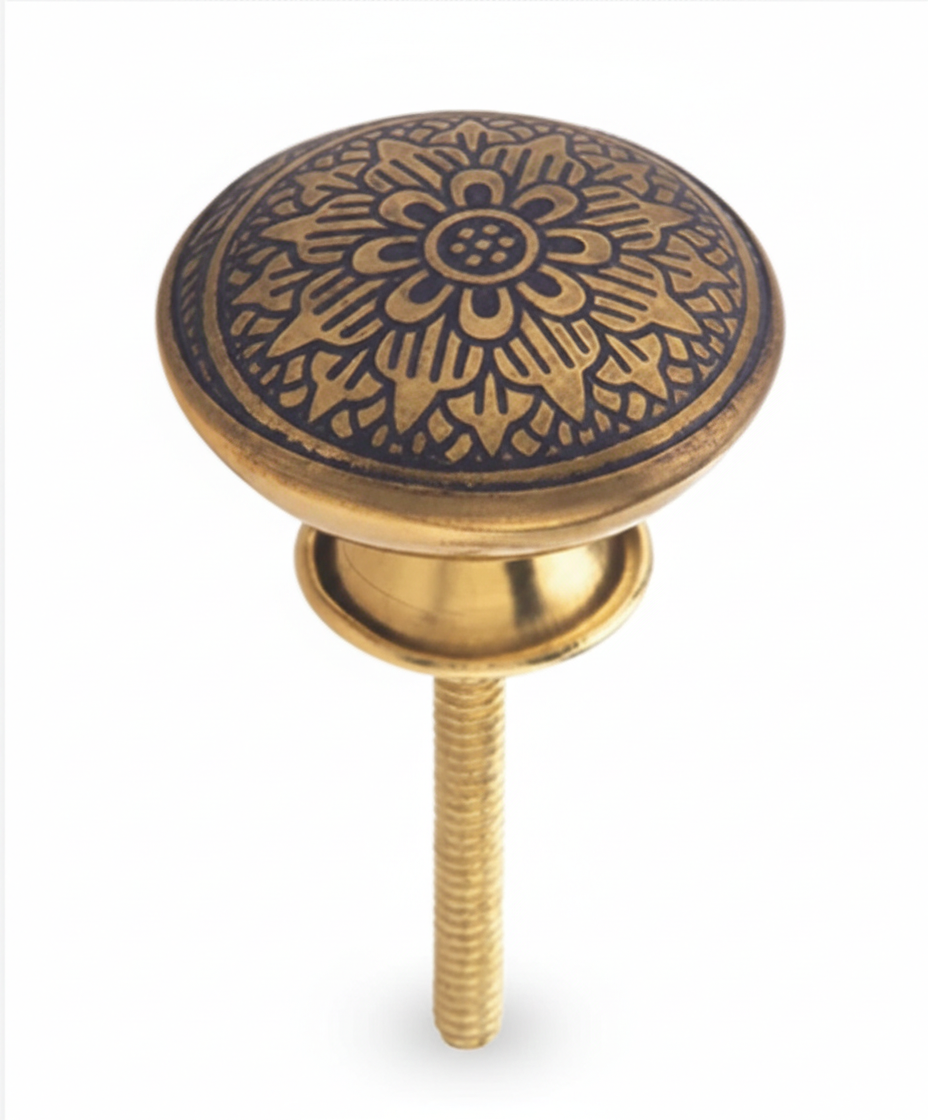 Decorative Brass Cabinet Knob