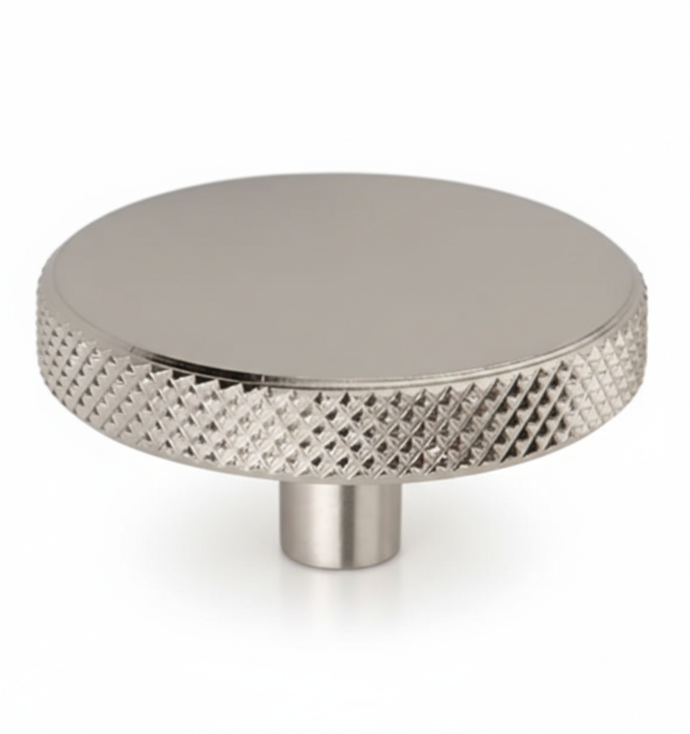 Modern Knurled Cabinet Knob