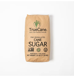 TRUE CANE-GRANULATED TRUE CANE SUGAR- 50LBS