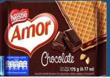 WAFER AMOR CHOCOLATE