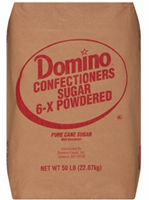 AZUCAR GLASS-POWDERED SUGAR DOMINO 50 LBS
