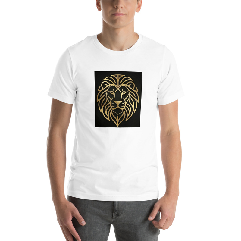 Battle 1 Gold Lion T-Shirt | Christian Faith Apparel