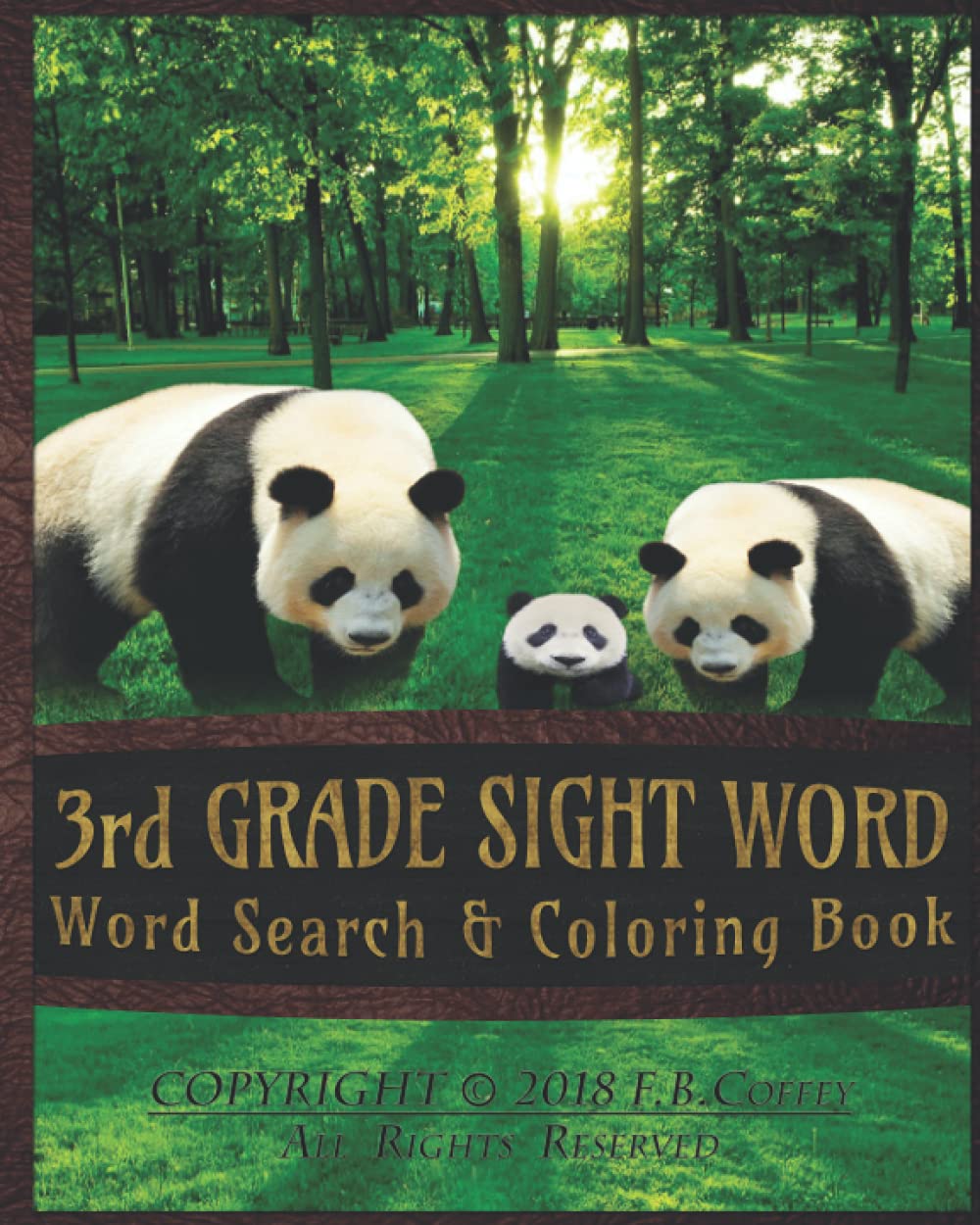 3rd Grade Sight Word Word Search & Coloring Book