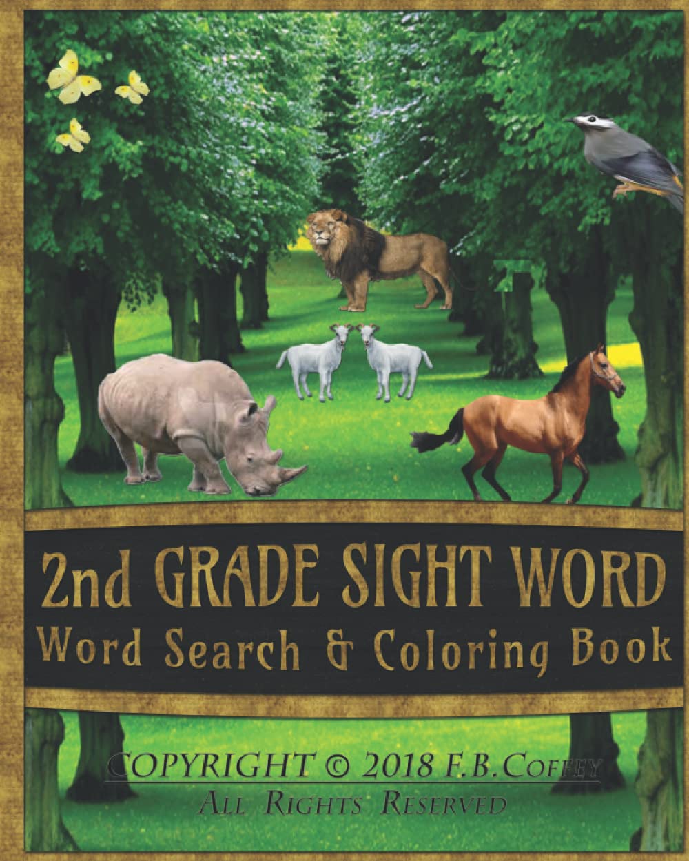 2nd Grade Sight Word Word Search & Coloring Book