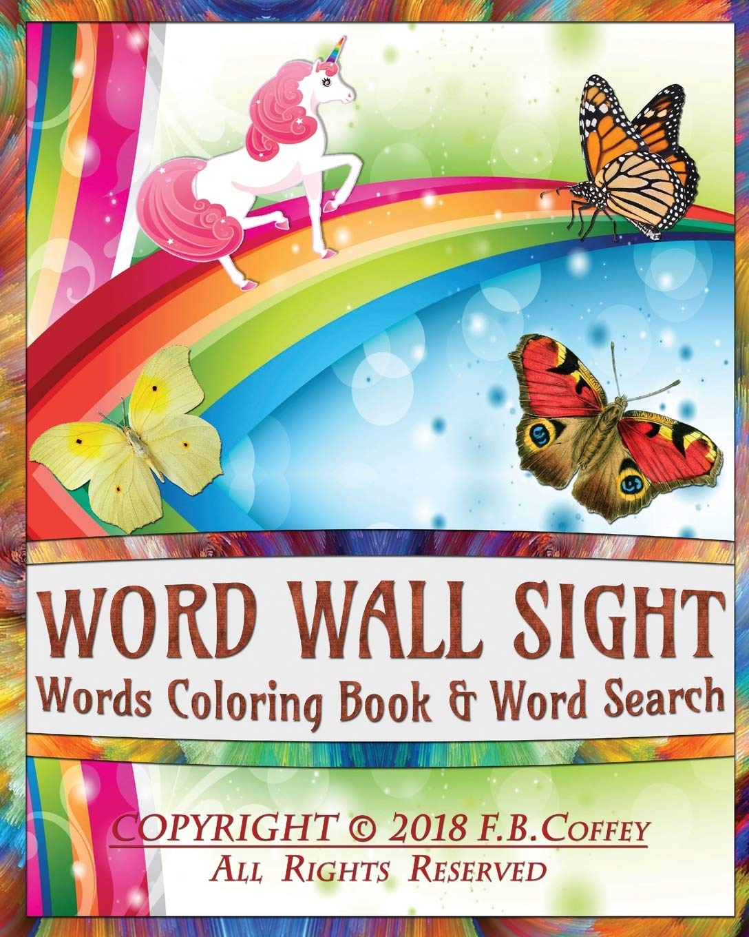 Word Wall Sight Words Coloring Book & Word Search: Coloring Book & Word Search