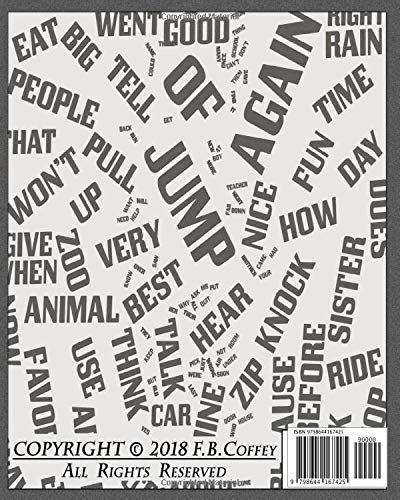 Word Wall Sight Words Coloring Book & Word Search – 125 Sight Words for Reading Confidence (Large Print Edition)