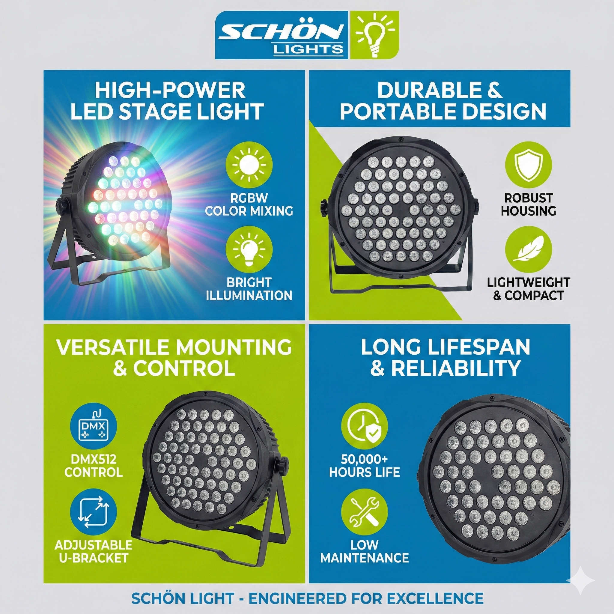 Schön DMX LED Par Light
