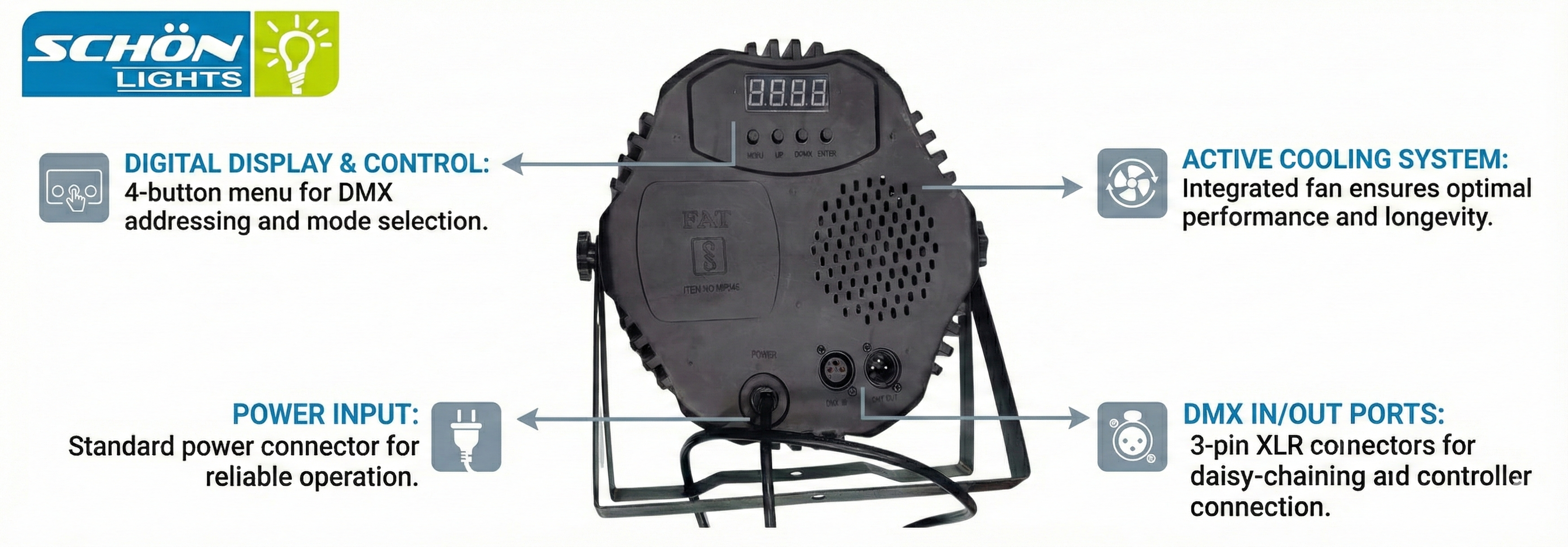 Schön DMX LED Par Light