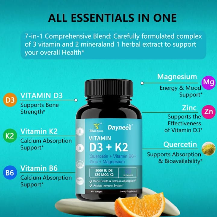 Vitamin D3 + K2 Supplement