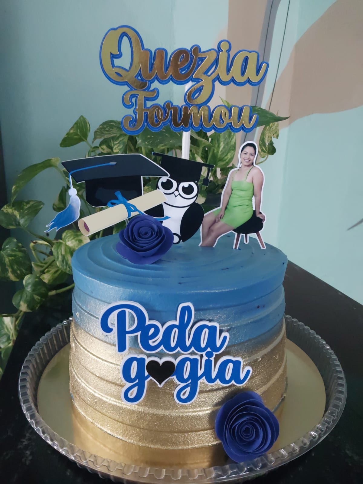 Topper de Formatura Pedagogia