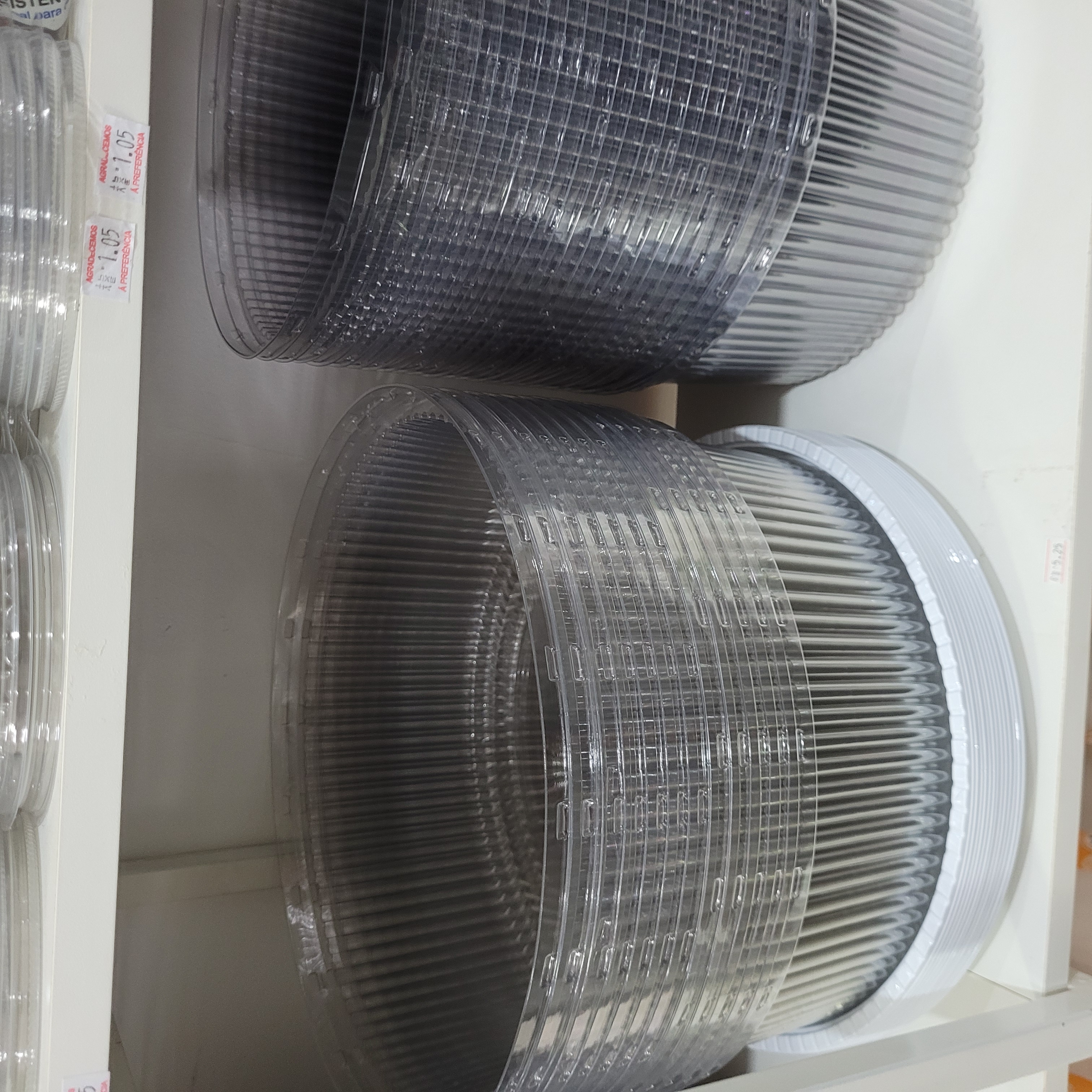 G 60 M Embalagem fechada transparente para bolos