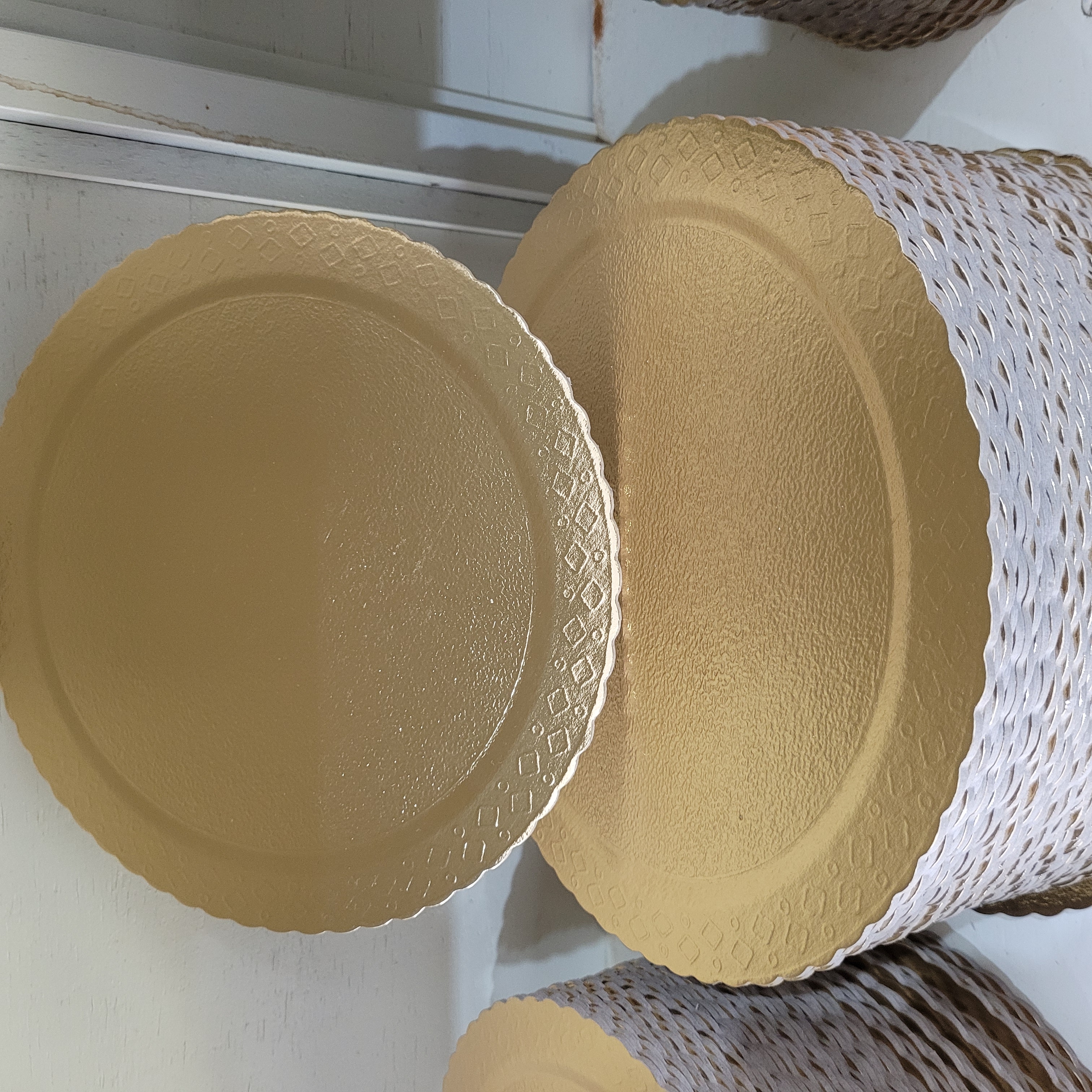 Cakeboard premium de Papel para bolo, branco ou Dourada ou prata 28cm