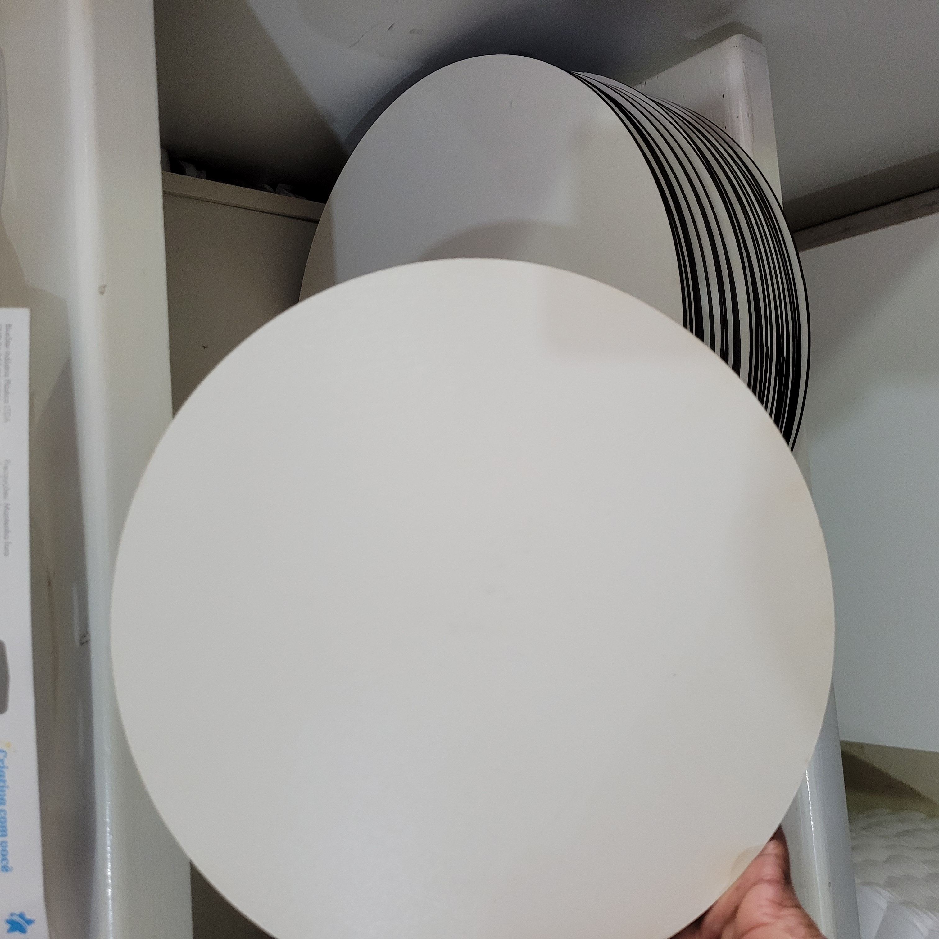 Cakeboard mdf branco 3mm 40cm