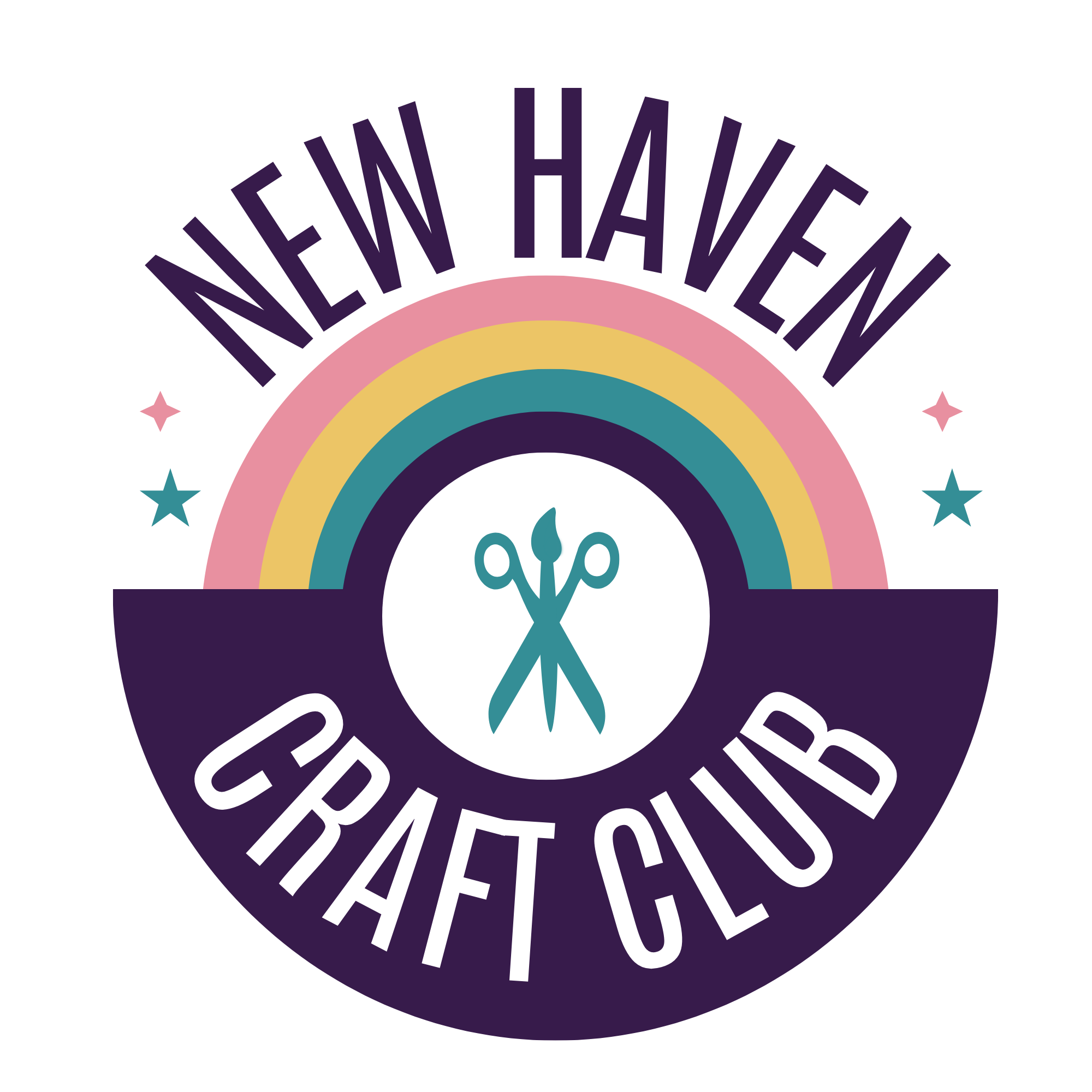 New Haven Craft Club Logo Sticker (2.5")