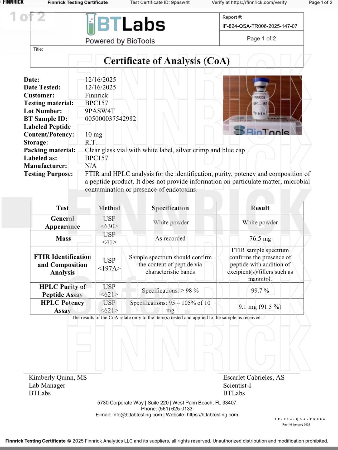 BPC 10mg.